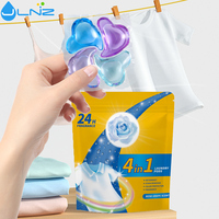 Lessives liquides en perles 3-en-1 jetables de 10g pour le lavage des vêtements de bébé (OEM)