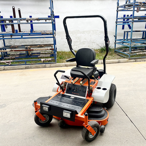 High Efficiency 4-Stroke DIY Ride-On Zero Turn Lawn Mower With Twin-Cylinder Engine and Cutting Deck - Product Image 2