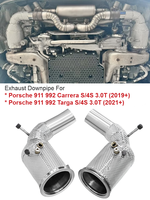 Tubería de Escape de Alto Flujo para 911 992 3.0T, Acero Inoxidable 304 de Alta Calidad con Aislamiento