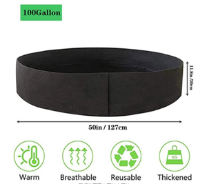 Sacchi per Coltivazione da 15, 50 e 100 Galloni - Contenitori in Plastica Resistente per Orto Rialzato, Design Moderno per Uso Domestico Interno ed Esterno - Product Image 4