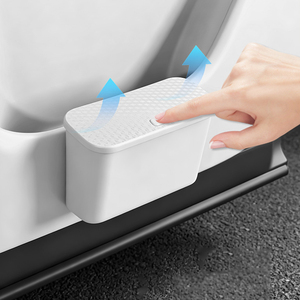 Poubelle de voiture multi-usage avec couvercle, boîte de rangement suspendue étanche en ABS pour dossier de siège et porte latérale, compatible avec Honda, Toyota, Ford - Product Image 1