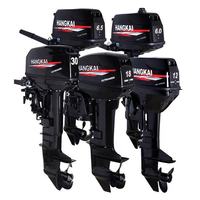 Moteur hors-bord électrique à prix d'usine, vente chaude, moteur de bateau 2 temps, 3,5 CV, 6 CV, 12 CV, 18 CV, arbre court et long