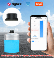 Moniteur de niveau de liquide intelligent Tuya WIFI alimenté par panneau solaire avec affichage du niveau de liquide