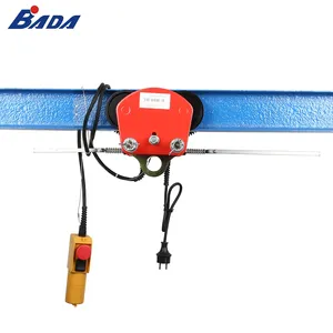 BADA Best Selling Electrical Rope Hoist 2MT Capacity China Electric Trolley