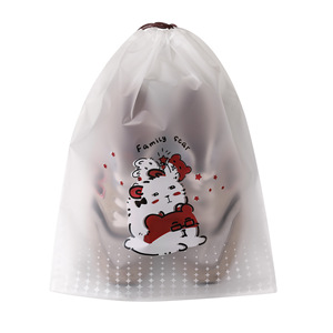 Cute Travel <b>Storage</b> <b>Bag</b> Drawstring Lightweight Rectangle Clothes Organizer For Trip Spring 2025 Yiwu Origin - Product Image 5