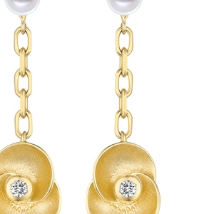 Boucles d'oreilles en argent 925 avec zircon de UM Jewelry, vente en gros, adaptées aux hommes et aux femmes, pour fiançailles, fête, anniversaire, mariage, cadeau quotidien - Product Image 2