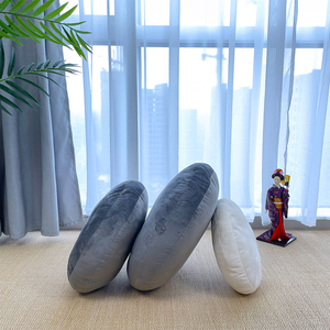 Manufactory Modern Round Velvet <strong>Bean</strong> <strong>Bag</strong> Chair Floor Cushion Throw <strong>Pillow</strong> Stuffed EPS <strong>Beans</strong> Custom Seat Backs Removable Cover - Product Image 6
