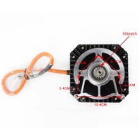 Kit de conversion de moteur sans balais à aimant permanent 24V 500W 650W pour tricycle à propulsion humaine et booster de voiture électrique, avec contrôleur et pignon
