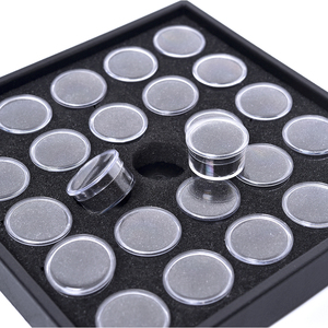 Boîte de rangement et de présentation en plastique vide à 25 compartiments pour paillettes, poudre acrylique, bijoux, strass, pour salon de manucure, vente en gros - Product Image 6