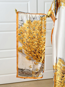 Túnica Larga Amarilla Brillante TK, Gran Venta, para Mujer de Asia Occidental, Talla Extra Grande, Versátil para Uso Diario en Todas las Estaciones - Product Image 3
