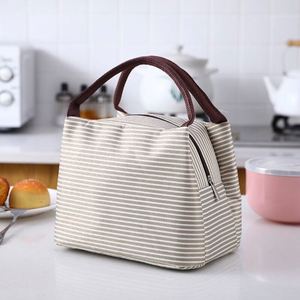 Moda portátil multicolor tela Oxford EVA comida cremallera almacenamiento almuerzo bolsa térmica viaje Picnic Cooler Bag - Product Image 2