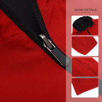Vestes parka double face pour hommes, coupe-vent, impression par transfert thermique personnalisée, logo, veste zippée pour hommes