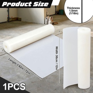 Translucent <b>Silicone</b> Sheet 12" Wide X 1/8" Thick X 72" Long High Temperature Resistant Mat DIY Gaskets Material Pads <b>Sealing</b> - Product Image 2