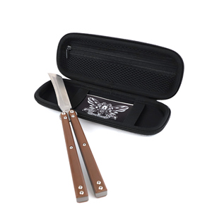 Étui à fermeture éclair personnalisé pour couteaux tactiques de survie en plein air, étui de transport à fermeture éclair pour couteaux - Product Image 3