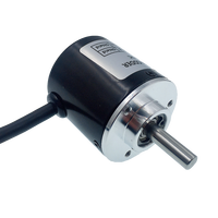 Encodeur Rotatif Absolu Monocycle 12 Bits Économique, Arbre Solide 6mm, Magnétique, Sortie SSI RS485 Modbus RTU
