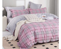 Parures de lit de luxe imprimées en coton doux, personnalisées, avec taies d'oreiller imprimées, nouvelles parures de lit de luxe avec housses de coussin