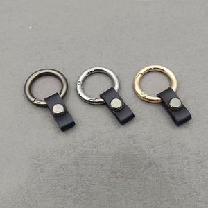 Leather Car <b>Key</b> Chain Metal Open Spring <b>Ring</b> <b>Key</b> Pendant Birthday Gift Manufacturers Wholesale <b>Key</b> Chain - Product Image 3