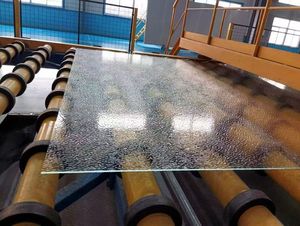 กระจกตกแต่ง Partner Glass 3-10 มม. สีใส, สีบรอนซ์, สีเทาเขียว, สีน้ำเงิน  ลาย <span class=keywords><strong>Nashi</strong></span> Flora Woven  Karatachi Moru Fluted - Product Image 1