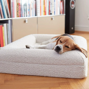 Tempat Tidur Anjing Ortopedi Nyaman yang Dapat Disesuaikan untuk Kucing & Anjing, Busa Memori, Penutup Dapat Dilepas, Alas Anti Selip, Bulat Lembut - Product Image 3