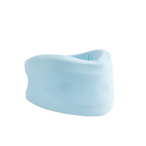 Almohada de cuello en forma de U Yide, soporte refrescante de malla para dormir, uso en oficina, azul, gris oscuro, rosa - Product Image 1