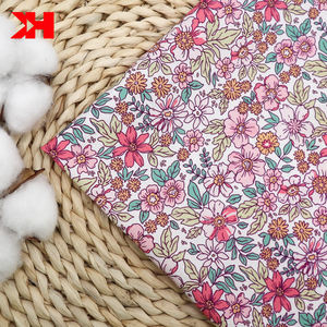 <span class=keywords><strong>Peinture</strong></span> popeline 100% coton avec imprimé floral, 50 m, <span class=keywords><strong>tissu</strong></span> popeline pour enfants - Product Image 1