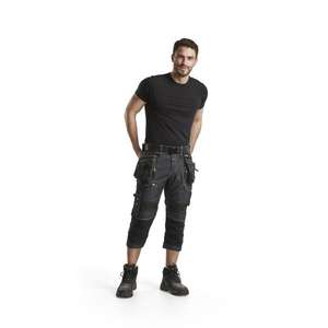 BLAKLADER - 199111418999C46 Pantalones cortos piratas elásticos X1900 Azul marino/Negro-PANTALÓN DE TRABAJO EAN 7330509554463 PANTALONES CORTOS DE TRABAJO - Product Image 3