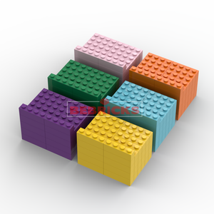 BEBRICKS Série de pièces de construction 3010 Briques 1x4 Briques de construction MOC Ensemble de pièces de base pour enfants <span class=keywords><strong>Cadeau</strong></span> de jeu créatif - Product Image 4