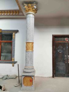 Trang trí nội thất sử dụng rộng rãi Chất lượng cao bê tông tường trụ cột khuôn sợi thủy tinh Silicone xi măng trụ cột khuôn - Product Image 3