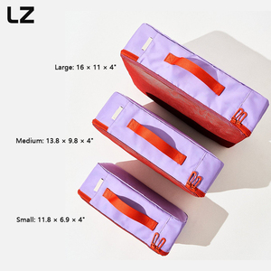 LZ กระเป๋าตาข่ายใส่ของน้ำหนักเบา<span class=keywords><strong>3</strong></span>ชุดพร้อมกระเป๋าใส่ของใช้ในห้องน้ำสำหรับกระเป๋าเดินทางและวันหยุดสุดสัปดาห์ - Product Image 6