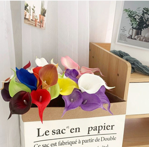 ดอกลิลลี่คาลาลิลลี่ประดิษฐ์สัมผัสของจริงขนาด70ซม. สินค้าขายส่งทำจากโรงงาน - Product Image 2