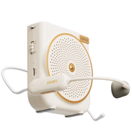 Amplificateur de microphone avec casque RVB, haut-parleur multifonction à piles pour appels en extérieur, idéal pour les enseignants en classe