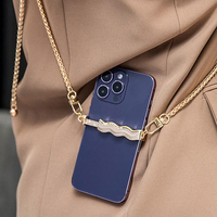 Clip universel en métal pour téléphone portable Crossbody Chain Clip de protection pour téléphone portable pour iphone 16 Plus 15 pro max