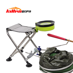Silla de Pesca Plegable de Aleación de Aluminio, Portátil, con Respaldo Retráctil, para Uso en Campamentos al Aire Libre - Product Image 3