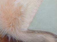 Tapis d'intérieur moderne rose en fausse fourrure de mouton, à poils longs, en polyester, shaggy, lavable en machine, antidérapant, pour la vente en gros