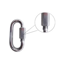 Maillon rapide en acier inoxydable 304 en forme de D pour balançoire, marine, chaîne pour chien, camping, réparation de câbles métalliques