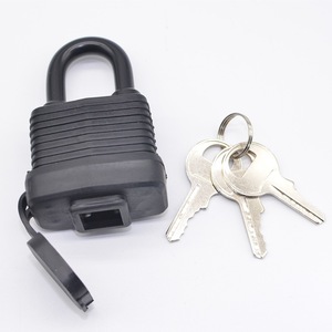 Serrure de porte magnétique multicouche robuste et étanche au design moderne pour chambre, cuisine et entrepôt Noir GQK - Product Image 1