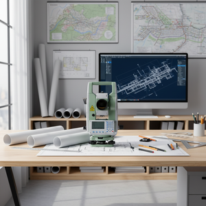 Station totale sans prisme SANDING STS-722R10U STS-722R15U 1000m 1500m pour levés et cartographie sud - Product Image 5