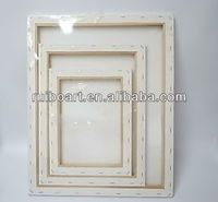 Toile tendue toile tendue vierge 16x20 pour peinture toile tendue bricolage
