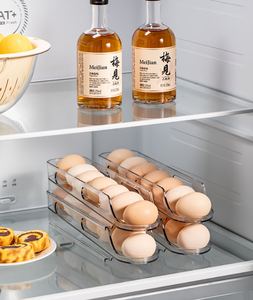 便利な家庭用キッチン卵収納ボックスクロスボーダーシッパブルオーガナイザーブラケット冷蔵庫用冷凍庫食品用プラスチック - Product Image 3
