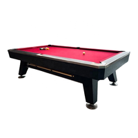 Robuster Billardtisch aus Massivholz mit Gummiboden, klappbar, umweltfreundlich, langlebig, 8ft/9ft, für Zuhause und Club