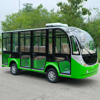 Mini-bus électrique touristique LUHUAN, alimenté par batterie au plomb-acide, personnalisable