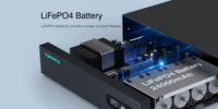 MARSRIVA KP7 Pro Mini DC UPS Alimentation de Secours 24000mAh 9V 12V avec Gigabit PoE pour Routeur Wifi Caméra Cctv