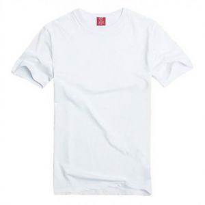 Camisetas Unisex Blancas Lisas Casuales de Algodón 100 % de 150 Gsm, Transpirables, de Hilo Anillado - Product Image 4