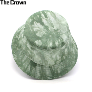 Casquette Bob Tie-Dye Personnalisée avec Logo, Vert Sauge, Style Pêcheur, Aquarelle, Streetwear, Vente en Gros, Chapeaux en Gros - Product Image 1