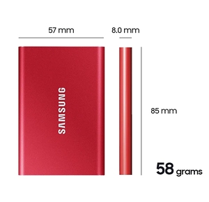 ฮาร์ดดิสก์ภายนอกแบบพกพา USB 3.0 SSD T7 ความจุ 500GB 1TB 2TB สำหรับเดสก์ท็อป แล็ปท็อป พีซี T7 Ssd 1tb - Product Image 4