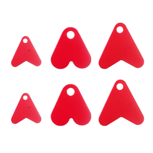 LUSHAZER 10000 pièces/sac Ailettes de queue de leurre de pêche en plastique, languettes rotatives souples, pièces et accessoires pour leurres cuillères de pêche - Product Image 1