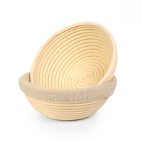 Outils de pâtisserie de cuisson au levain Kit de démarrage de pain pour Banneton Basket Set Fermentation Bowl Scoring Lame Metal Scraper for Perfect