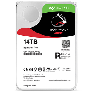 ฮาร์ดไดรฟ์ภายในสำหรับเดสก์ท็อป IronWol f Pro ST14000NE0008 ขนาด 3.5 นิ้ว ความจุ 14TB - Product Image 2