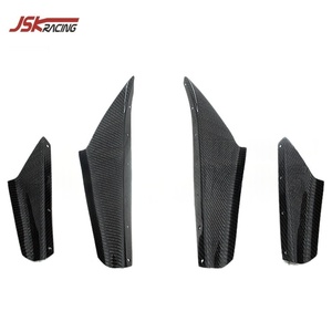 คาร์บอนไฟเบอร์ JSK Style สำหรับกันชนหน้า (4 ชิ้น) สำหรับรถมิตซูบิชิ แลนเซอร์ อีโว <span class=keywords><strong>5</strong></span> ปี 1998-1999 - Product Image 1