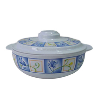 Ensemble de soupière en mélamine incassable avec bol grands bols personnalisés de 11 pouces avec couvercle pour soupe d'autres liquides chauds